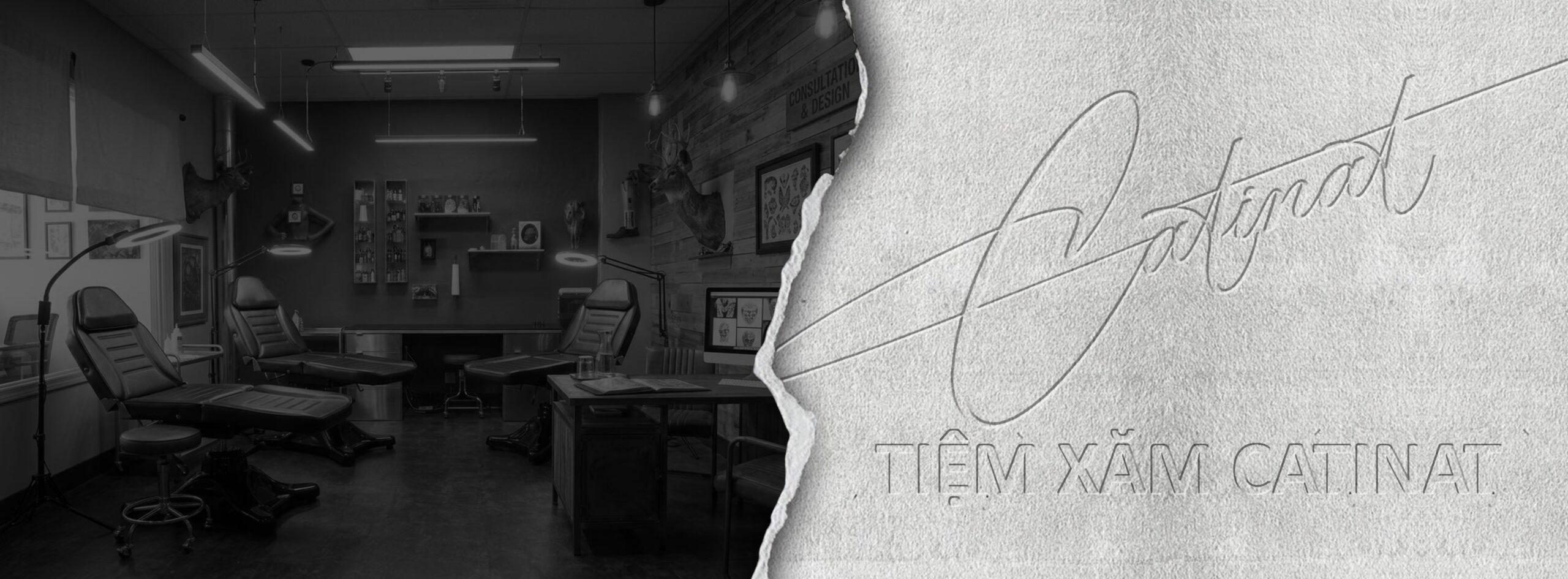 Banner Tiệm xăm Catinat 1